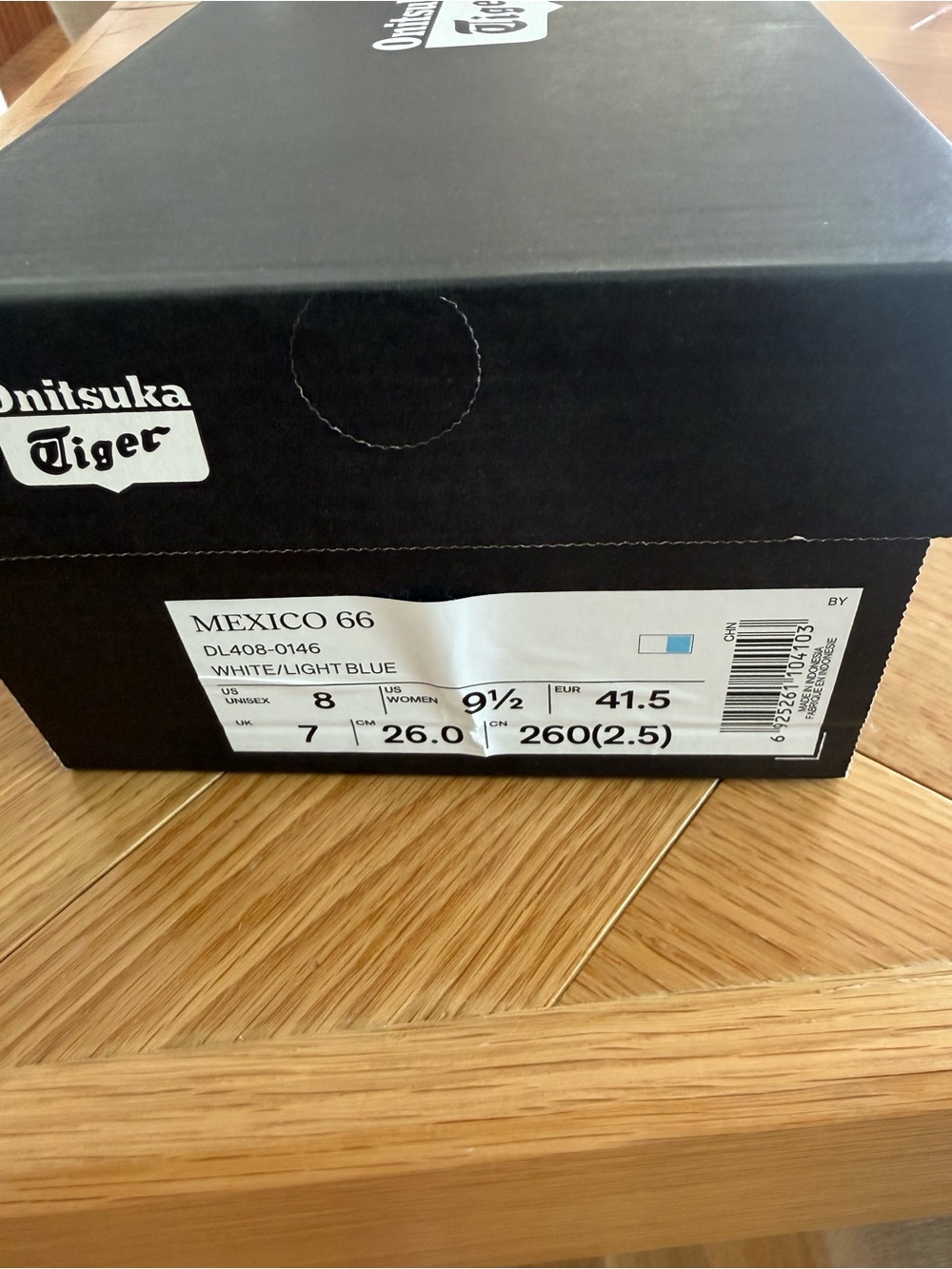 Onitsuka Tiger Mexico 66 unisex White/red/Light Blue Sneakers - Box
